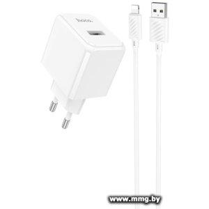 Купить Зарядное устройство Hoco CS11A Lightning (белый) в Минске, доставка по Беларуси