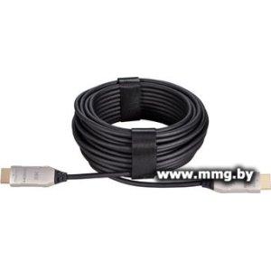 Кабель AOpen AD3743C-20 HDMI - HDMI (20 м, черный/серебристы