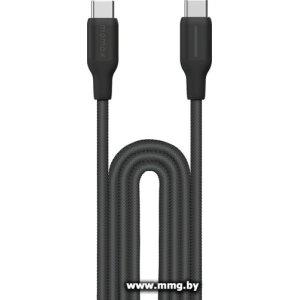 Кабель Momax DC25D Type-C - Type-C (2 м, черный)