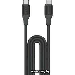 Кабель Momax DC23D Type-C - Type-C (1.2 м, черный)