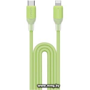 Кабель Momax DL53G USB Type-C - Lightning (1.2 м, зеленый)