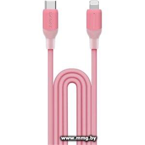 Кабель Momax DL53P USB Type-C - Lightning (1.2 м, розовый)