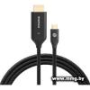 Кабель Momax DT3D HDMI - USB 3.2 Gen1 Type-C (2 м, черный)
