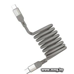 Кабель Momax DC36L Type-C - Type-C (2 м, серый)