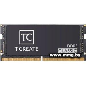 Купить SODIMM-DDR5 16GB PC-44800 Team CTCCD516G5600HC46A-S01 в Минске, доставка по Беларуси