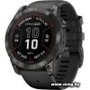 Garmin Fenix 7X Pro Sapphire Solar карбон-серый титан/черный