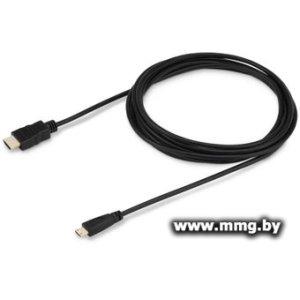 Купить Кабель Buro BHP-MINHDMI-5 (5 м, черный) в Минске, доставка по Беларуси