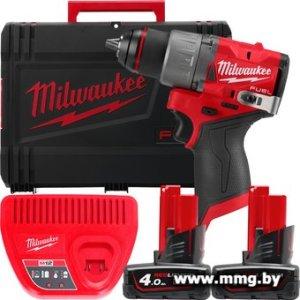 Купить Milwaukee M12 FUEL M12FDD2-402X 4933479874 (2 АКБ, кейс) в Минске, доставка по Беларуси