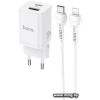 Зарядное устройство Hoco N13 Lightning (белый)