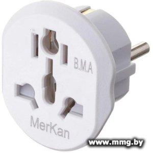 Купить Переходник Merkan 16A 3500W (белый) в Минске, доставка по Беларуси
