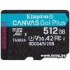Kingston 512GB microSDXC Canvas Go Plus SDCG4/512GBSP w/a