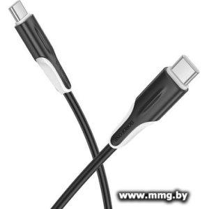 Кабель Borofone BX119 USB Type-C - USB Type-C (1 м, черный)