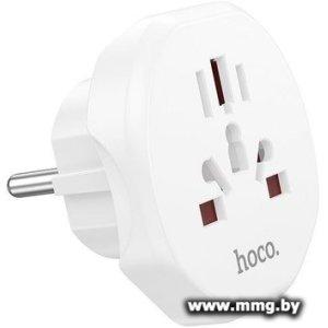 Купить Адаптер Hoco AC6 EU (белый) в Минске, доставка по Беларуси