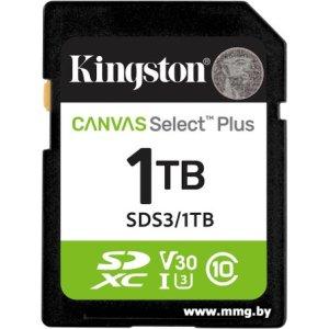 Kingston 1TB SDXC Canvas Select Plus SDS3/1TB