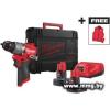 Milwaukee M12 FPD2MC-602X 4933499463 (с 2-мя АКБ, кейс)