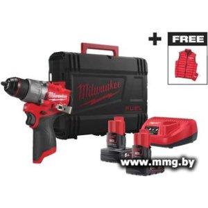 Milwaukee M12 FPD2MC-602X 4933499463 (с 2-мя АКБ, кейс)
