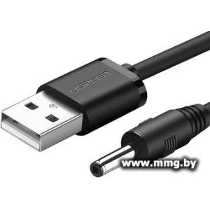 Кабель Ugreen US277 10376 USB - 3.5 мм (1 м, черный)