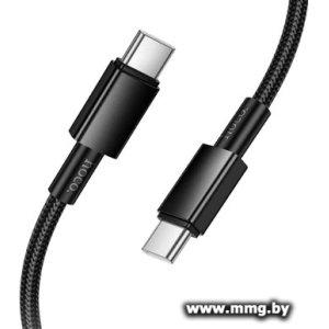 Кабель Hoco X119 USB Type-C - USB Type-C (1 м, черный)