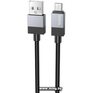 Кабель Hoco X110 USB Type-A - microUSB (1 м, черный)