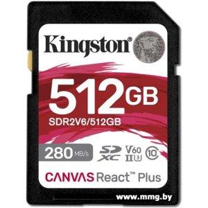 Kingston512GB SDXC Canvas React Plus 512GB (SDR2V6/512GB)
