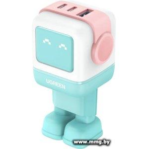 Купить Зарядное устройство Ugreen 65W CD361 35855 (голубой/розовый) в Минске, доставка по Беларуси