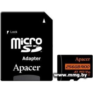 Купить Apacer 256GB microSDXC R100 AP256GMCSX10UB-R в Минске, доставка по Беларуси