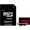 Apacer 128GB microSDXC AP128GMCSX10UB-R (с адаптером)