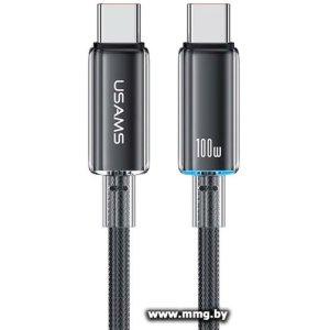 Кабель Usams US-SJ660 USB Type-C - USB Type-C (1.2 м, черный)