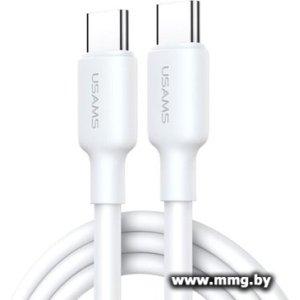 Кабель USAMS US-SJ614 U84 Type-C - Type-C, PD 100W, 2м, белы