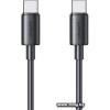 Кабель Usams US-SJ711 USB Type-C - USB Type-C (1 м, черный) SJ711USB01
