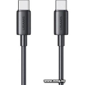 Кабель Usams US-SJ711 USB Type-C - USB Type-C (1 м, черный) SJ711USB01