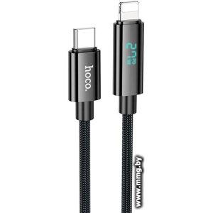 Кабель Hoco U125 USB Type-C - Lightning (1.2 м, черный)