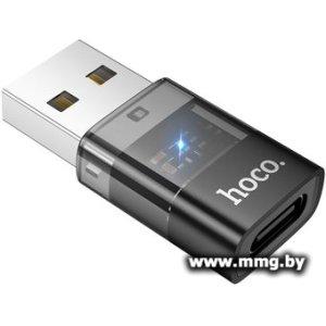 Адаптер Hoco UA36C USB Type-A - USB Type-C (черный)