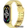 Браслет Блочный для Xiaomi Smart Band 7 (золотистый)