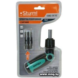 Набор отвертка с битами Sturm 1040-19-14 (14 предметов)