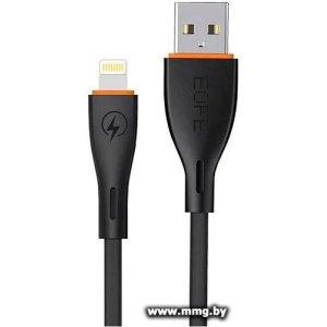 Кабель EOFE AL21 USB Type-A - Lightning (1 м, черный)