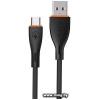 Кабель EOFE AC21 USB Type-A - USB Type-C (1 м, черный)