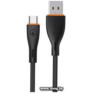 Кабель EOFE AC21 USB Type-A - USB Type-C (1 м, черный)