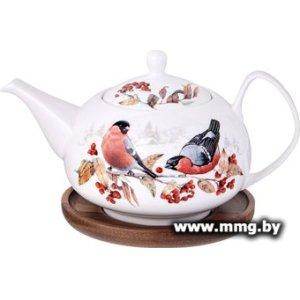 Заварочный чайник Lefard Лесная сказка Снегири 85-2023