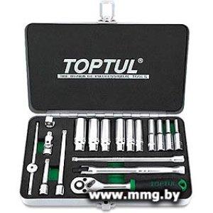 Купить Набор трещотка с головками Toptul GCAD1822 18 предметов в Минске, доставка по Беларуси
