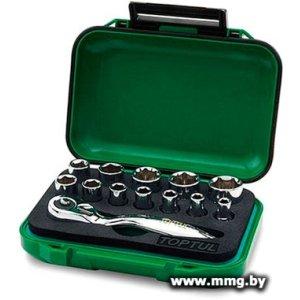 Купить Набор трещотка с головками Toptul GABW1301 (13 предметов) в Минске, доставка по Беларуси