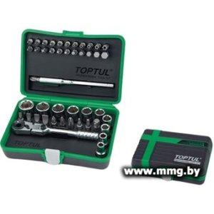 Набор трещотка с головками и битами Toptul GADW4501 (45 пред