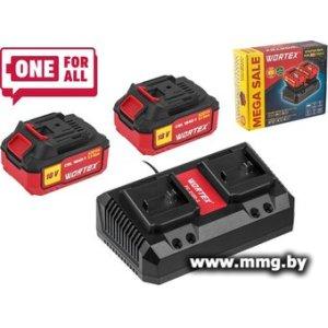 Wortex 1329413 (18В/4.0 Ah + 18В)