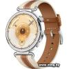 Huawei Watch GT 6 41 мм (серебристый, с коричневым кожаным р