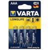 Батарейка Varta Longlife AAA LR03 4103 (4шт)