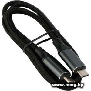Купить Кабель Cablexpert CC-USB4-CMCM-BR-1M (1 м, черный) в Минске, доставка по Беларуси