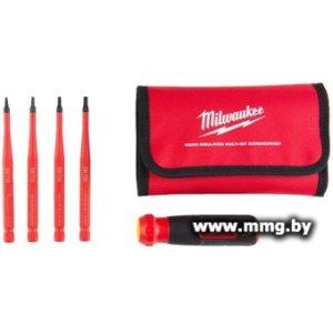 Купить Набор отвертка с битами Milwaukee 4932493658 (5 предметов) в Минске, доставка по Беларуси