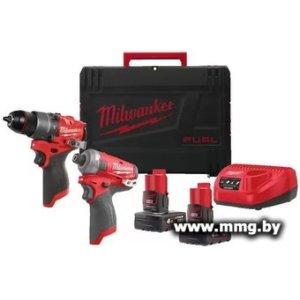 Milwaukee M12 FPP2E2-402X 4933480594 (шуруповерт, винтоверт,