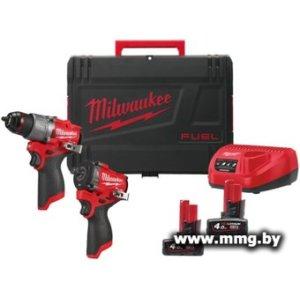 Milwaukee M12FPP2X2-402X 4933498741 (шуруповерт, винтоверт,
