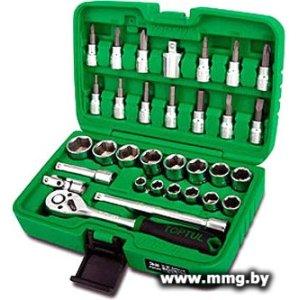 Набор трещотка с головками и битами Toptul GCAI4501 45 предм